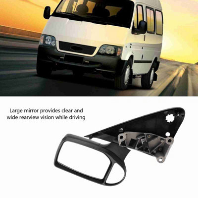 BIAREN Wing Mirror Upper Glass Left Passenger Side Non-Heated For Ford Transit Mk6 Mk7 YC1517K741BA 4059969, Wing Mirror Glass + Back Plate