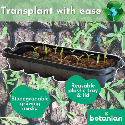 Complete Mini Greenhouse Kit with 12 Peat Free Pellets - Eco-friendly ...