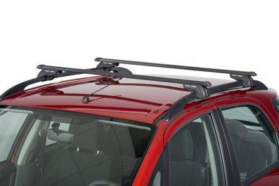 Complete Roof Rack Bar System for Nissan Qashqai 2007 to 2021 with Open Rails - 3