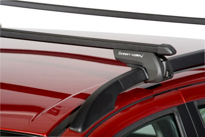 Complete Roof Rack Bar System for Nissan Qashqai 2007 to 2021 with Open Rails - 4