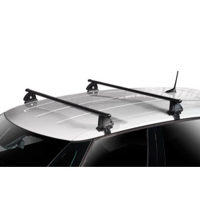 Complete Roof Rack Bar System Kit, for Seat Leon 5dr Hatchback 2005 to 2012