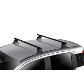 Complete Roof Rack Bar System with Locks for Vauxhall Meriva 2003 to 2017