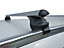 Complete Roof Rack Bars System Aluminium Aerodynamic, fits Ford Focus Estate 2018-onwards, Flush Rail Fitment