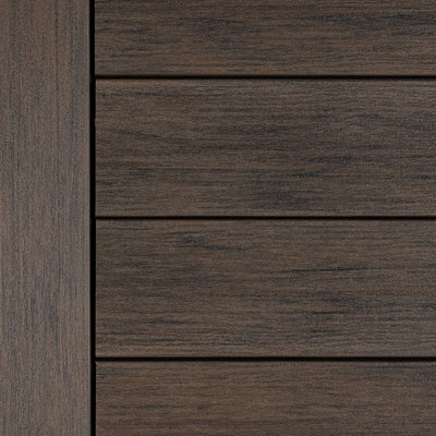 Composite Decking 140mm x 5m Black PK4 (Clips Included)