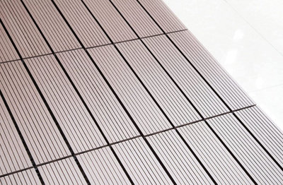 Composite Wood Decking Tiles 12 Pack - 4
