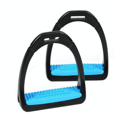 Compositi Childrens/Kids Premium Profile Horse Stirrups Bright Blue ...