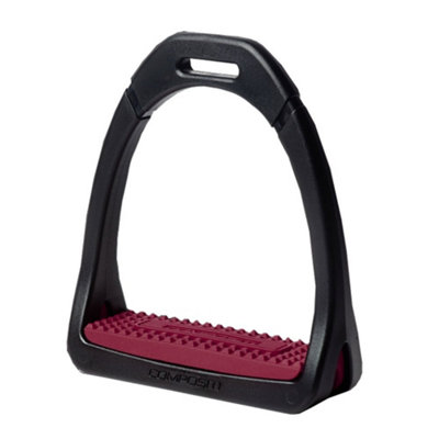 Compositi Childrens/Kids Premium Profile Horse Stirrups Burgundy (One Size) Price Comparisons | Compare The Build