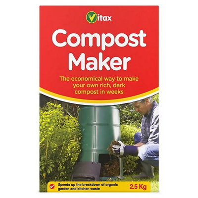Compost Maker 2.5Kg - Organic Accelerator for Garden Waste, Speeds Up Decomposition, Produces Rich Compost