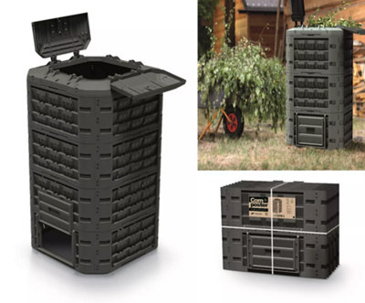 Composter Garden 1250L Modular Converter Tall Organic Eco Waste Compost Bin