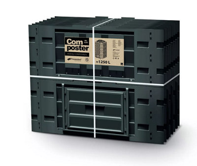 Composter Garden 1250L Modular Converter Tall Organic Eco Waste Compost Bin - 3