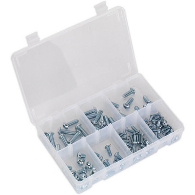 Comprehensive 108 Piece Button Head Socket Screw Set - M5 to M10 ...