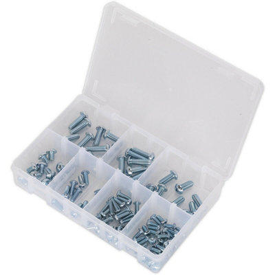 Comprehensive 108 Piece Button Head Socket Screw Set - M5 to M10 ...