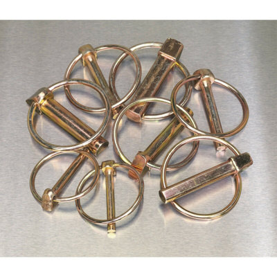 Comprehensive 50 Piece Metric Linch Pin Assortment in Partitioned ...