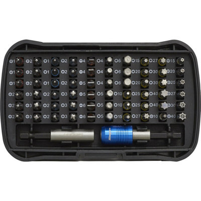 Comprehensive 62 Piece Colour-Coded Power Tool Bit Set for All Your DIY Needs