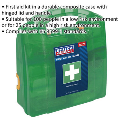 Comprehensive Large First Aid Kit in Durable Case for Medical Emergencies
