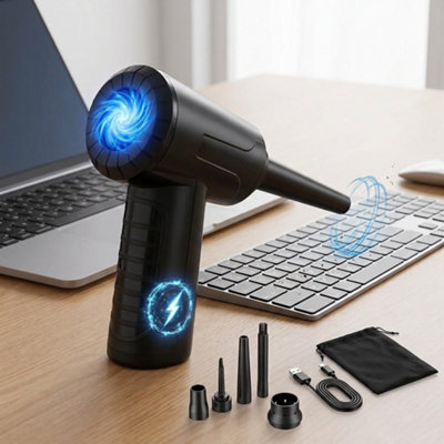 Compressed Air Duster for Computers Protable Cordless Air Blower ...