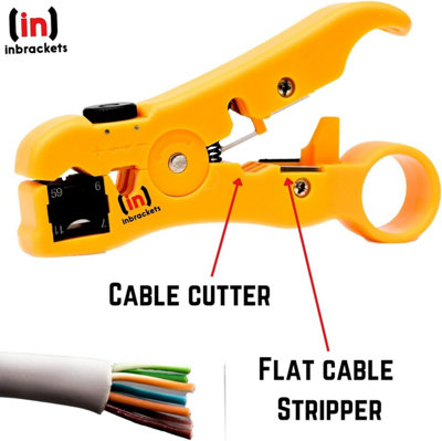 Compression Tool Coaxial cable Stripper Crimper 20 Connectors ct100 RG6 wf100 - 5