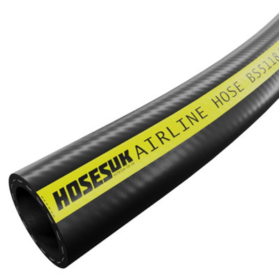 Compressor Airline Hose 10mm, 20 Metres Internal Soft Rubber 300PSI ...