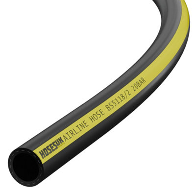 Compressor Airline Hose 13mm, 20 Metres Internal Soft Rubber 300PSI ...
