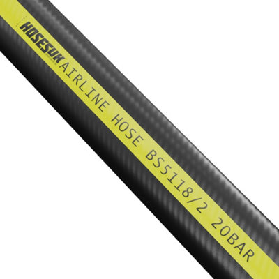 Compressor Airline Hose 6mm, 10 Metres Internal Soft Rubber 300PSI ...