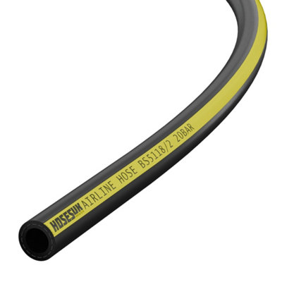 Compressor Airline Hose 8mm, 1 Metre Internal Soft Rubber 300PSI ...
