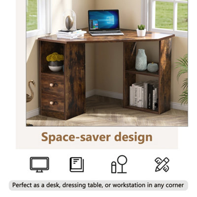 Space efficient deals computer desk