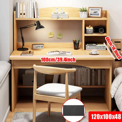 Computer Desk Study Table Writing Shelves Home Office Wooden ...