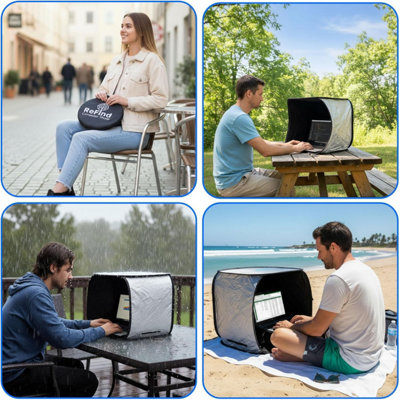 Computer Shade for Portable Anti-Glare Protection Laptop Hood