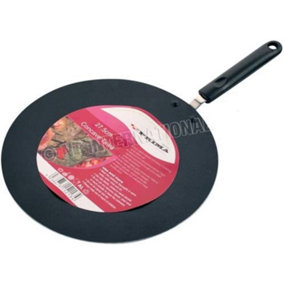 Concave Tawa Fry Pan Crepe Pancake Chappati Non Stick Cookware Handle Roti Naan 30cm