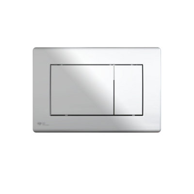 Concealed 1.12m Wall Hung Toilet Cistern Frame Adjustable WC Unit & Chrome Square Flush Plate - 3