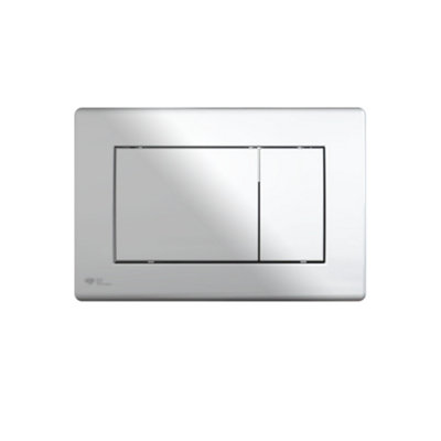 Concealed 1.12m Wall Hung Toilet Cistern Frame Adjustable WC Unit & Chrome Square Flush Plate
