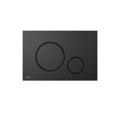 Concealed 1.12m Wall Hung Toilet Cistern Frame Adjustable WC Unit & Matt Black Flush Plate - 3