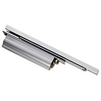 Concealed Slim Door Closer with Slide Arm Variable Power Size 2 4 Silver