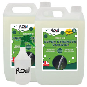 Concentrated Acetic Super Strength Vinegar Eco-Friendly Garden Clearer - 10 Litre + Sprayer