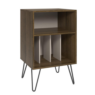 Concord Turntable Stand Brown Oak Look