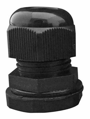 CONCORDIA TECHNOLOGIES - Nylon 6 Cable Glands M32 42mm Black 10 Pack