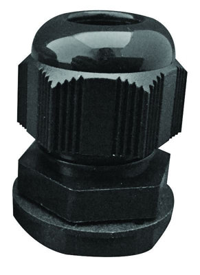 CONCORDIA TECHNOLOGIES - PG29 Nylon Cable Glands Black 10 Pack