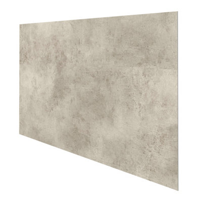 Concrete Beige VILO SPC Wall Panel Pack of 4 1200mm x 600mm per tile 2.88m2 total coverage