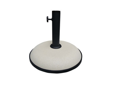 Concrete MRB507MAL Natural Free Standing Umbrella Base with 48mm Tube with Adapters