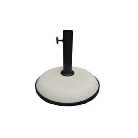 Concrete MRB507MAL Natural Free Standing Umbrella Base with 48mm Tube with Adapters