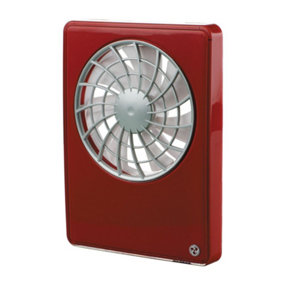 Condensation Control Quiet Extractor Fan Silent with Wifi Control - RUBY RED