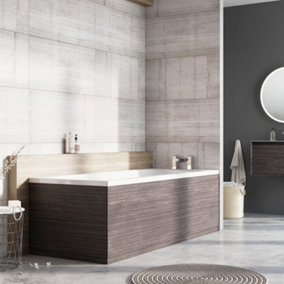 Condense Leached Oak Front Bath Panel (W)1800mm