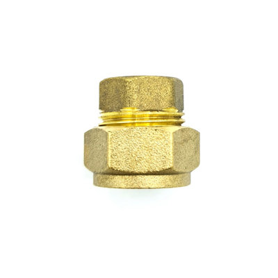 Conex 15mm Ending Cap Adaptor Brass Compression Fittings Connector Pipe Finishing