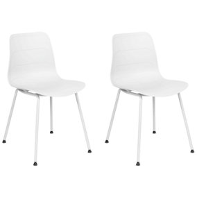 Conference Chair Set of 2 White LOOMIS