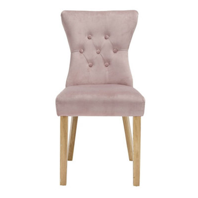 Connali Dining Chair Blush Pink (Pack of 2)