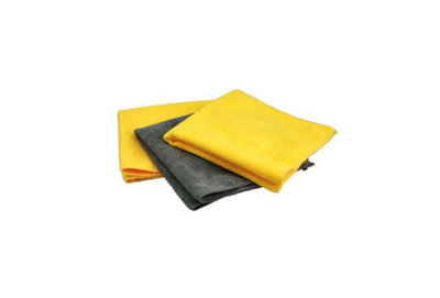 Connect 35354 3pk Microfibre Cloths Set