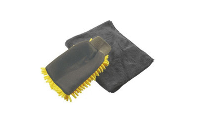 Connect 35355 2pk Microfibre Wash Mitt