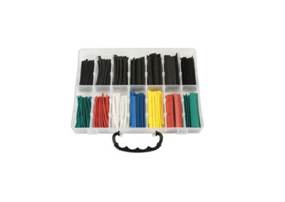 Connect 37198 250pc Assorted Box of Coloured Heatshrink Box