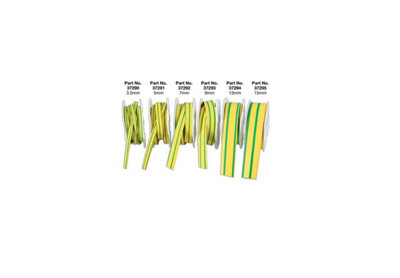 Connect 37290 Yellow / Green Earth 3.5mm Heatshrink 5m Roll