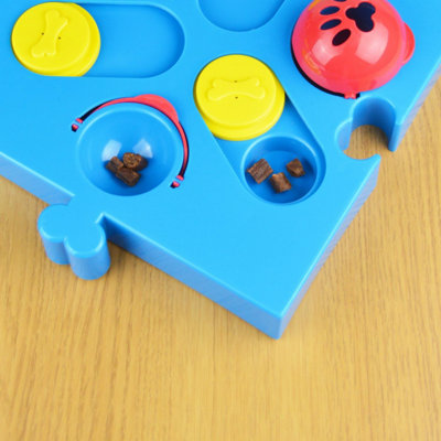 Connectable Puzzle Pet Feeder Treat Slow Feeding Interactive Toy Game Dog